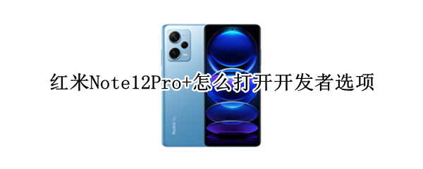 红米Note12Pro+怎么打开开发者选项