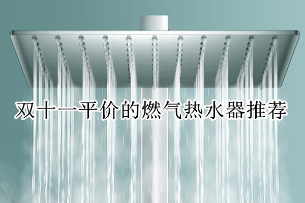 双十一平价的燃气热水器推荐