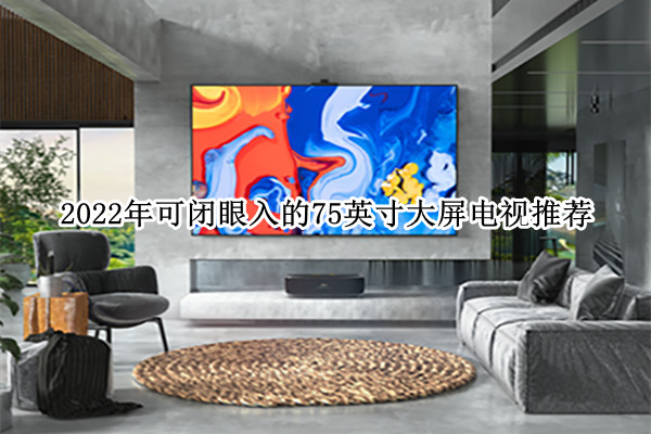 2022年可闭眼入的75英寸大屏电视推荐