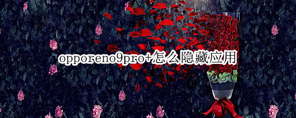 opporeno9pro+怎么隐藏应用