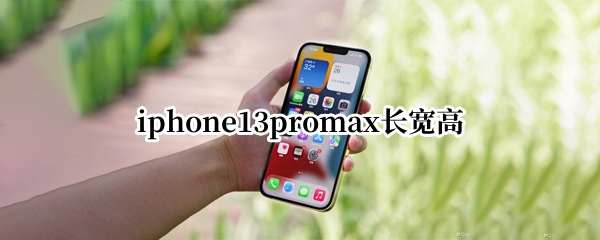 iphone13promax长宽高