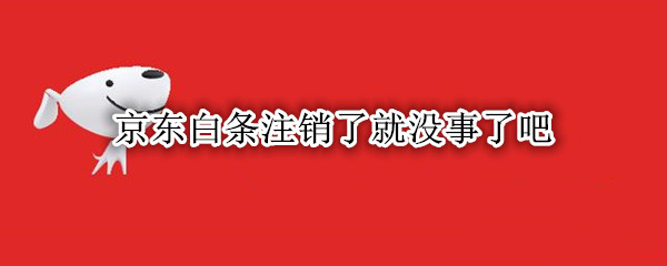京东白条注销了就没事了吧