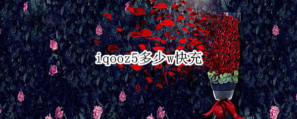 iqooz5多少w快充