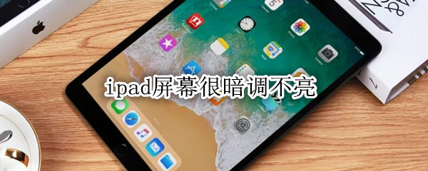 ipad屏幕很暗调不亮
